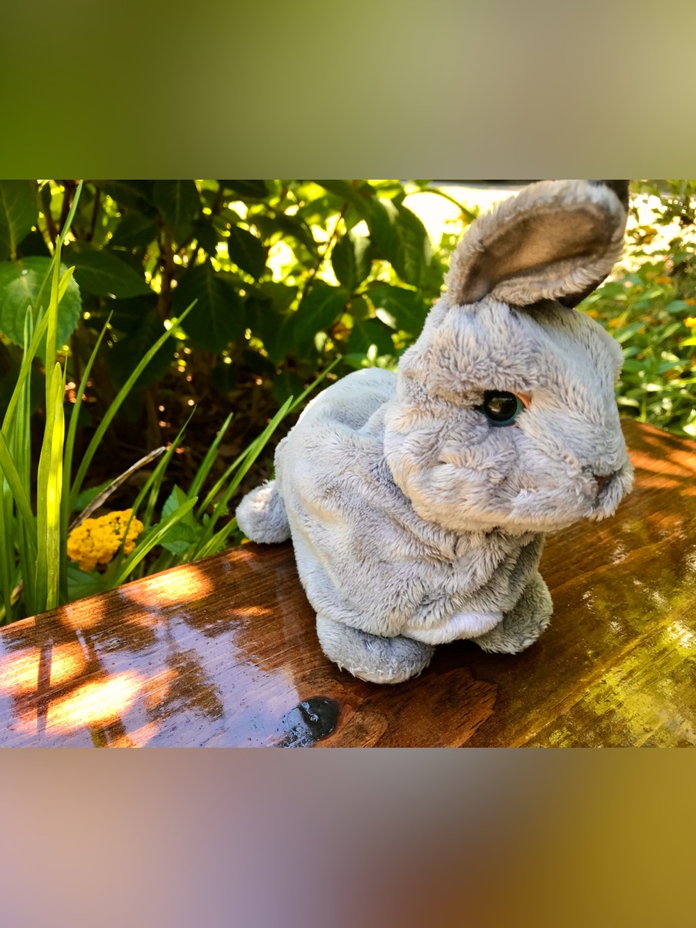 2009 FURREAL Friends Grey Animatronic Movement Sound Bunny Rabbit Plush Toy - Picture 6 of 16